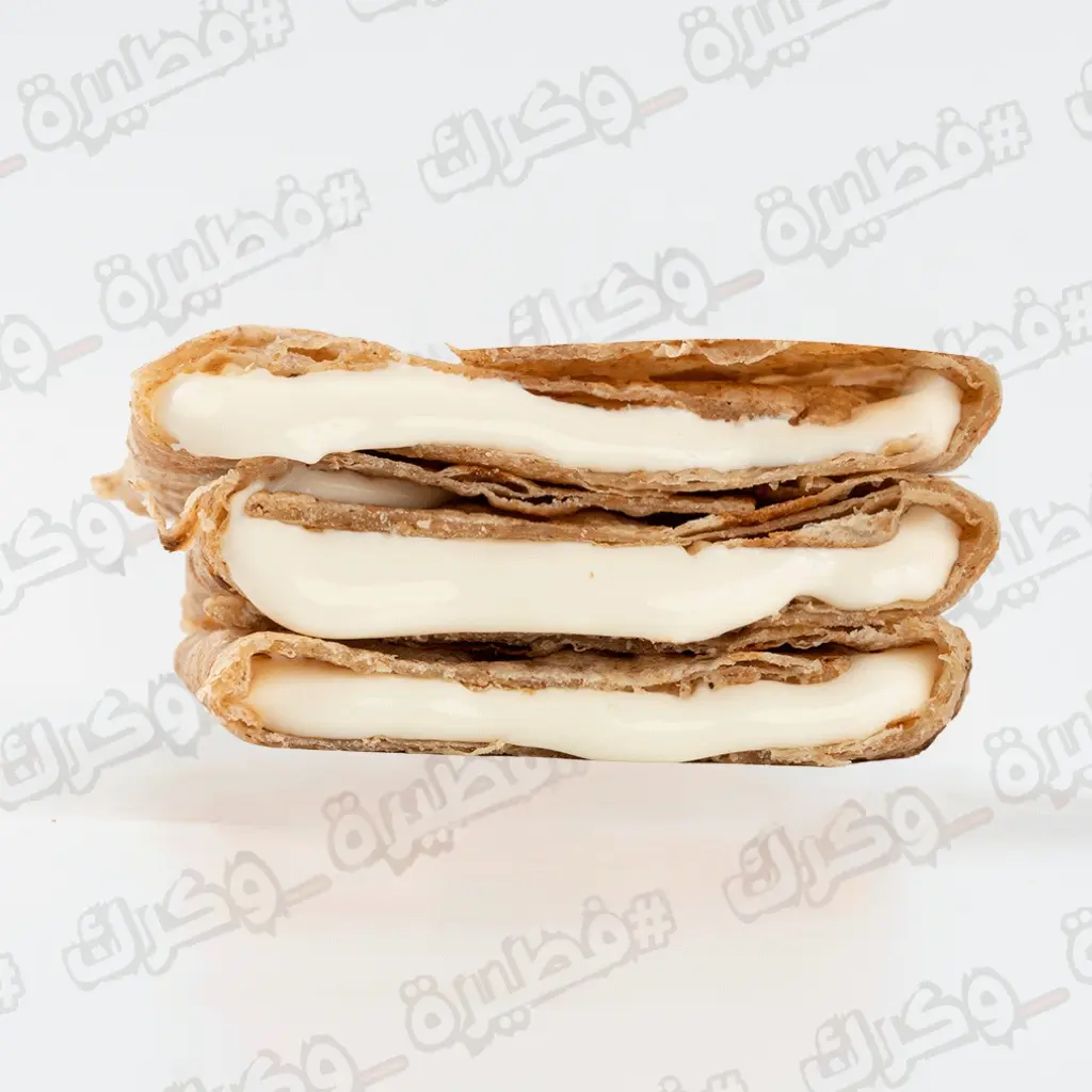 فطيرة دبل بالجبن السائل